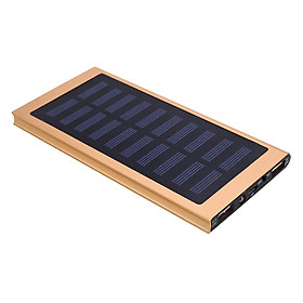 Pin Sạc Dự Phòng Năng Lượng Mặt Trời 2 Cổng USB 20000mAh