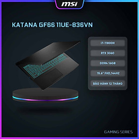 Mua MSI Laptop Gaming Katana GF66 11UE-836VN|i7-11800H|RTX 3060|DDR4 16GB| 512GB SSD|15.6  FHD 144Hz  Hàng chính hãng 