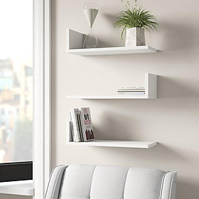 Mua Bộ kệ gỗ hình 3 chữ L - Kệ trang trí treo tường - Kệ gỗ - tiện dụng