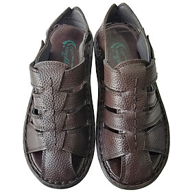 Giày Sandal Nam Bít Đầu BIGGBEN Da Bò Thật Cao Cấp SD141