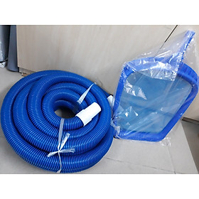 Mua Combo Ống mềm vệ sinh bể bơi dài 30 met  + vợt vớt rác nông lòng