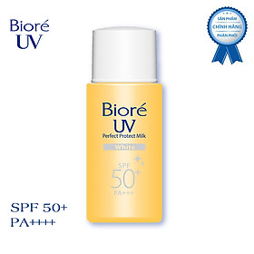 Bioré Sữa Chống Nắng Bảo Vệ Hoàn Hảo TRẮNG MỊN NGỌC TRAI Biore UV SPF50+/PA+++ 25ML