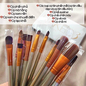 Combo Cọ Makeup 12 Món Có Hộp – Dụng Cụ Trang Điểm Cá Nhân