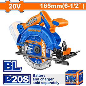 Mua MÁY CƯA ĐĨA TRÒN DÙNG PIN 20V- 165MM (KHÔNG KÈM PIN SẠC) WADFOW WLWP5520 - HÀNG CHÍNH HÃNG