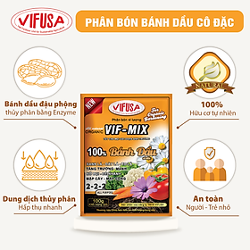 VIF-MIX - Phân bón bánh dầu đậu phộng gói 100g