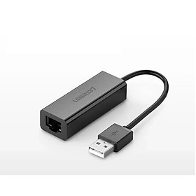 Mua Ugreen UG30296CR128TK 15CM màu Đen Cáp chuyển đổi USB 2.0 sang cổng LAN RJ45 tốc độ 100Mbps vỏ nhựa - HÀNG CHÍNH HÃNG