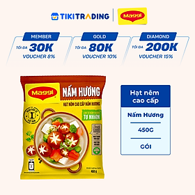 Hạt nêm cao cấp MAGGI vị Nấm Hương gói 450g