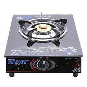 Mua Bếp Gas Đơn mặt kính Chén Nhôm Rainy hoa văn và màu sắc ngẫu nhiên - RN-109TT - Hàng Chính Hảng