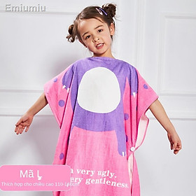 ☞☼❆Khăn choàng tắm trẻ em có mũ trùm đầu mềm