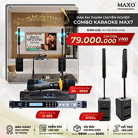 Mua Dàn Karaoke Gia Đình MAX7 - Hàng Nhập Khẩu Chính Hãng