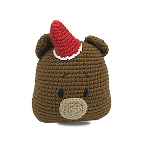 Gấu bông móc len Amigurumi cao cấp - Set quà tặng Giáng sinh 3 món