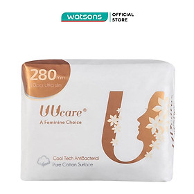 Băng Vệ Sinh UUcare Cool Tech Kháng Khuẩn Loại Ngày Và Đêm 28cm 10 Miếng