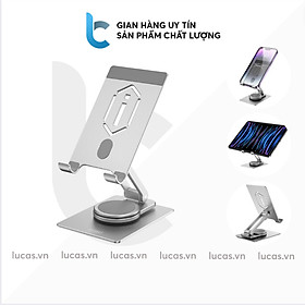Stand/ Giá đỡ Nhôm Xoay 360 Cho IPHONE, IPAD WiWU ZM107 - Hàng Chính Hãng
