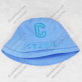 Nón bo cụp mũ bucket 2 vành đội được 2 mặt thêu chữ C vải cotton cao cấp thời trang, cá tính phù hợp cho cả nam và nữ