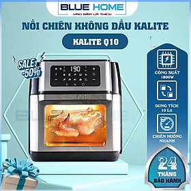 Mua Nồi Chiên Không Dầu Kalite Q10  1800W-10Lit  Xiên Lồng Quay Khi Nướng  hàng chính hãng