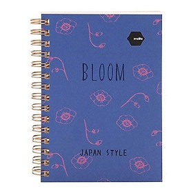 Sổ LX Twin Notebook Bloom Motto A6 120 Trang (10.5 x 14.8 cm)