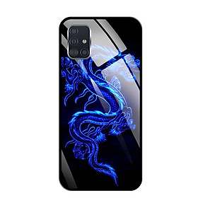 Ốp lưng kính cường lực cho Samsung Galaxy A51 - 03094 0270 DRADON02 - Hàng Chính Hãng