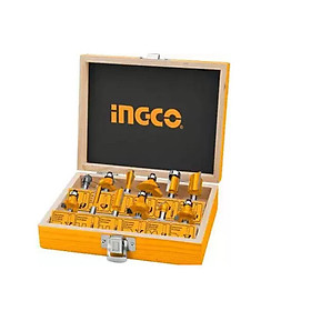 Mua 12.7mm Bộ 12 mũi phay gỗ INGCO AKRT12121