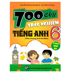 Hình ảnh 700 Câu Trắc Nghiệm Tiếng Anh 6 (Không Đáp Án)