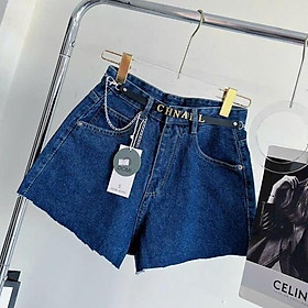 Quần Short Jean Nữ Trơn Lưng Cao Tôn Dáng - Quần Đùi Nữ Chất Jean Co Giãn S13