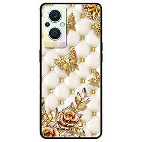 Ốp lưng dành cho Oppo A16K - Oppo A36 / A76 - Oppo Reno 7z 5G - Bướm Vàng Giả Da
