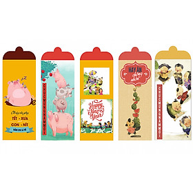 Combo 50 bao lì xì trẻ thơ ngày xuân