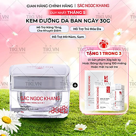 Kem dưỡng da Sắc Ngọc Khang 5 trong 1 ban ngày 30g giúp nuôi dưỡng làn da sáng khỏe, mờ thâm nám ngăn ngừa lão hóa