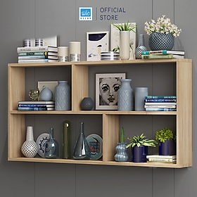 Mua Kệ Sách Treo Tường Chữ Nhật Kết Cấu Giấu Chân Chắc Chắn SIB DECOR