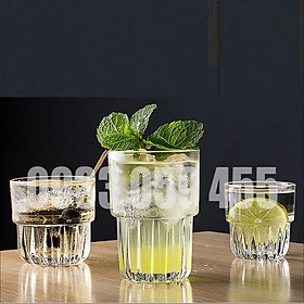 Mua Ly cốc uống sinh tố thủy tinh  ly cà phê 2 tầng cao cấp whisky glass