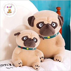 Gấu Bông Chó Pug Nhồi Bông Mặt Xệ Siêu Đáng Yêu