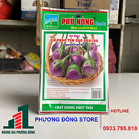 Combo 5-10 gói hạt giống Cà pháo tím năng suất cao, dễ trồng - gói 0.5g