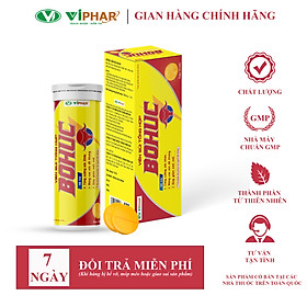 Viên Sủi BOHUC VIPHAR Giúp Tăng Lực, Tăng Đề Kháng, Giảm Mệt Mỏi, Tuýp 10 Viên