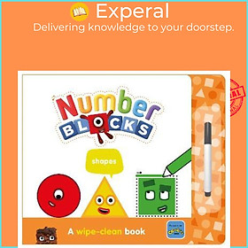 Sách - Numberblocks Shapes: A Wipe-Clean Book by Sweet Cherry Publishing (UK edition, paperback)