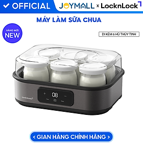 Máy làm sữa chua LocknLock EJY213GRY Digital Yogurt Maker - 220-240V, 50/60Hz, 20W, 1.08L - Màu xám - Hàng Chính Hãng - JoyMall