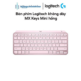 Mua Bàn phím Logitech không dây MX Keys Mini hồng (USB-C/Bluetooth) Hàng chính hãng