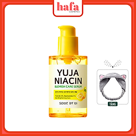 Tinh Chất Dưỡng Trắng Da Chiết Xuất Quả Thanh Yên Some By Mi Yuja Niacin 30 Days Blemish Care Serum 50ml + Tặng Kèm 1 Băng Đô Tai Mèo Xinh Xắn ( Màu Ngẫu Nhiên)