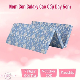 Mua Nệm Gòn Galaxy Cao Cấp Gấp 3 Dày 5cm Đủ Size ( Giao Màu Ngẫu Nhiên )