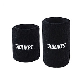 Băng cuốn cổ tay thấm mồ hôi 8cm Aolikes AL0235 (1 đôi)
