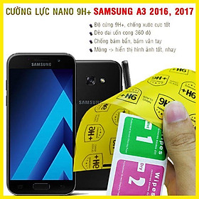 Dán cường lực dẻo nano Samsung A3 2016, A3 2017