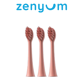 [Chính Hãng] Combo 3 Đầu Bàn Chải Điện Zenyum Sonic Thay Thế TB14A - Màu Hồng San Hô - Công Nghệ Singapore - HOT