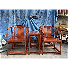Mua bộ ghế minh đế gỗ hương gồm 3 món