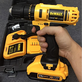 Mua Máy Khoan Bê Tông DEWALT 24V - 3 CHỨC NĂNG - PIN 5 CELL - Máy Khoan Tường  Máy Bắt Vít