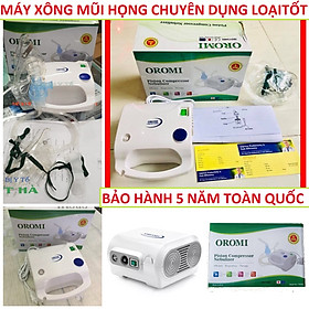 Máy khí dung xông mũi họng OROMI Chuyên điều tri viêm phổi, phế quản, viem xoang hiệu quả tại nhà