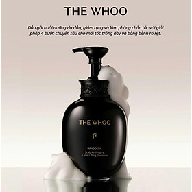 Dầu Gội Chống Lão Hóa Ngăn Ngừa Rụng Tóc THE WHOO Whoospa Scalp Anti-Aging & Hair Lifting Shampoo 350ml