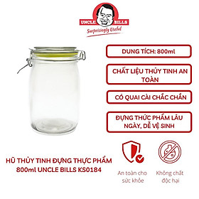 Hũ đựng thủy tinh Uncle Bills KS0184 800ml