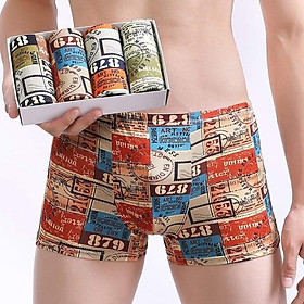 Quần boxer/quần sịp đùi in hình 3D thun lạnh MEN 05( lẻ 1 sản phẩm)