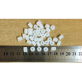 Mua Bánh răng nhựa 14 răng trục 2 mm dùng để nối trục động cơ trục ô tô