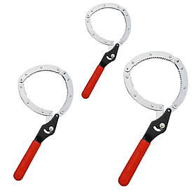 Carbon Steel Adjustable Oil Filter Wrench Universal Handcuff Style 60-75mm