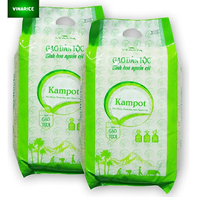 Gạo đặc sản Campuchia Kampot túi 5KG