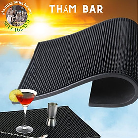 Thảm bar cao su quầy bar pha chế trà sữa chuyên dụng cụ pha chế bartender